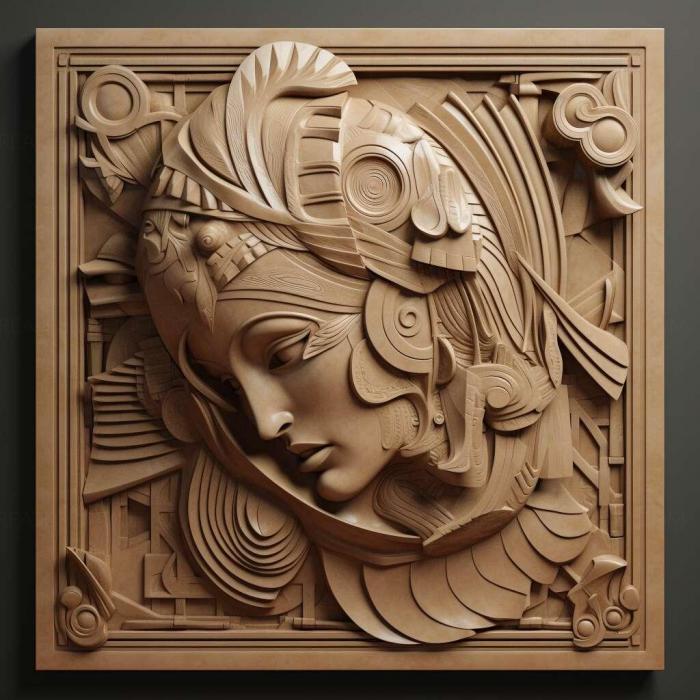 نموذج ثلاثي الأبعاد لآلة CNC 3D Art 